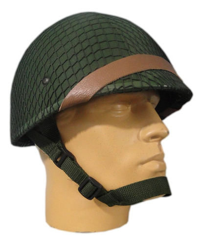 Capacete Tático M1 Eb Exército Brasileiro Verde Com Rede