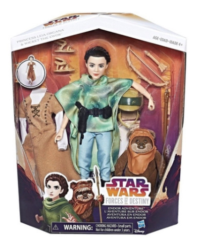 Princesa Leia Star Wars Endor Forces Of Destiny Disney Nueva
