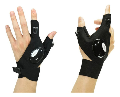Guantes Luminosos Para Correr Con Linterna Led, Impermeables