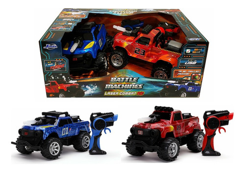 Autos De Control Remoto Battle Machines Laser Combt 1:12 Color Rojo