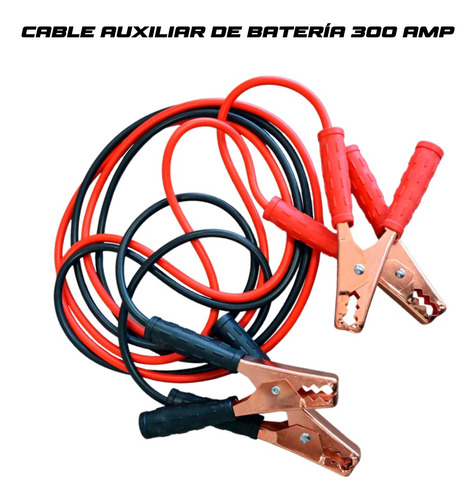 Cable Auxiliar De Batería 300amp 2.5mts Safari