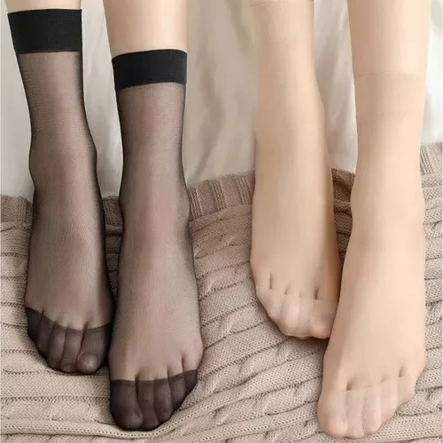 Calcetines De Seda Para Mujer Al Por Mayor De 100 Pares, Cal