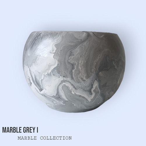 Maceta Anea- Marble Grey