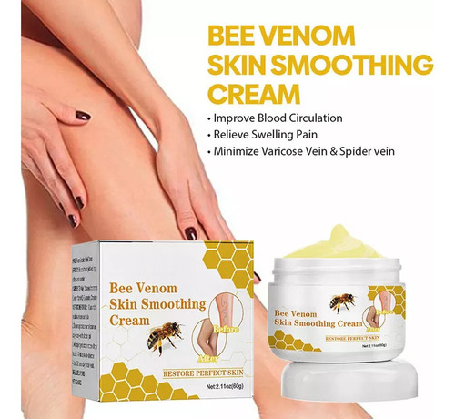 3×crema Reparadora Venas Varico Con Veneno Abeja