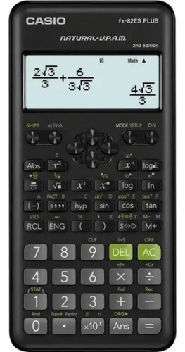 Calculadora Científica 252 Funções Fx-82esplus-2-w4dt Casio