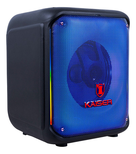 Bocina 8 PLG Kaiser 7,200 W Pmpo Portátil Flama Ksw-3008