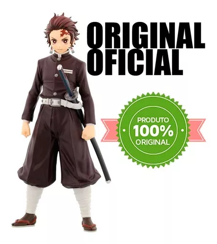 Boneco Colecionável Tanjiro Demon Slayer Kimetsu no Yaiba Com Caixa Favorito