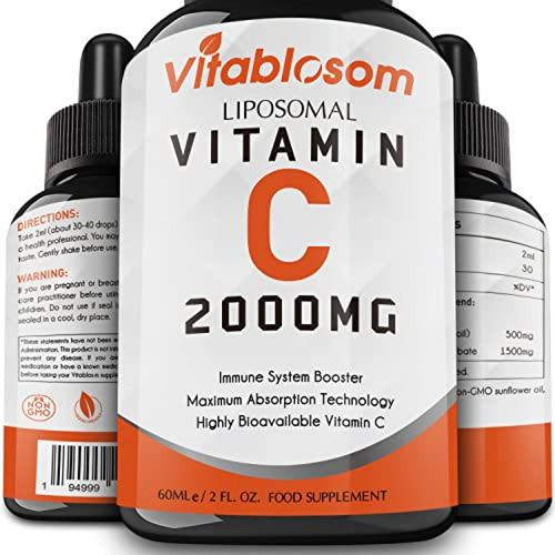 Suplemento Vitamina C Vitamina C Liposomal 2000 Mg Líquido 