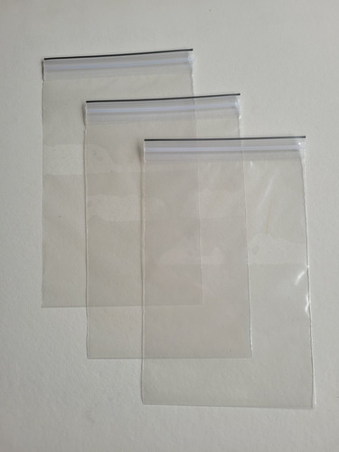 Imagen 2 de 3 de Bolsas De Polietileno Con Cierre Hermético Zipper 17 X 25