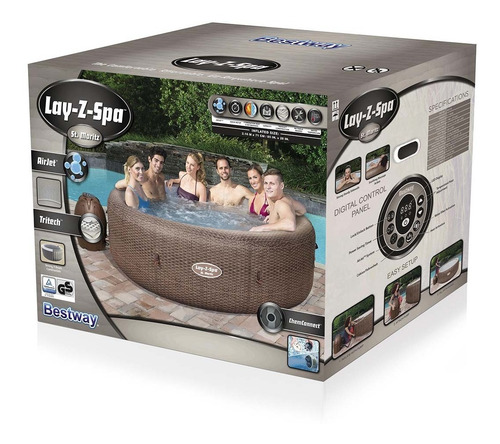 Spa Inflável Bestway St. Moritz 1190l + Acessórios 220v