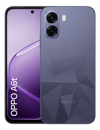 Smartphone OPPO A6t 128gb, 12gb Ram (4gb + 8gb Virtual Ram), Bateria Gigante de 6500mAh, Processador Snapdragon, Tela 120Hz, AI Câmera, IP64 - Violeta