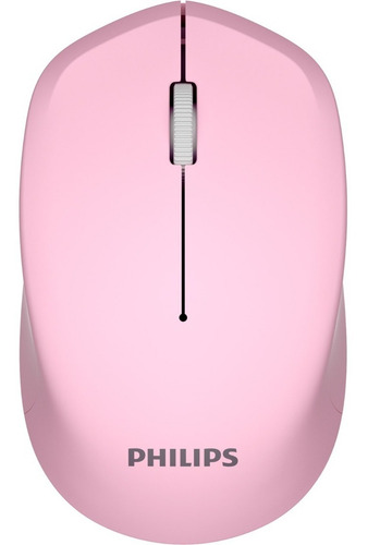 Imagen 1 de 7 de Mouse Philips M344 Inalambrico Rosa