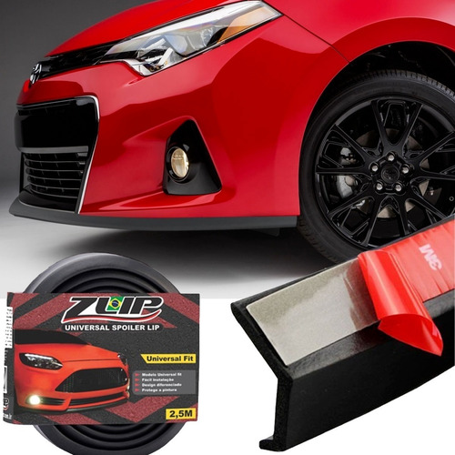 Imagem 5 de 7 de Z Lip Spoiler - Spoiler Universal - Ez Lip! Kit 4 Un
