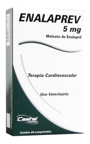 Cardiovascular Enalaprev 5mg 20 Comprimidos