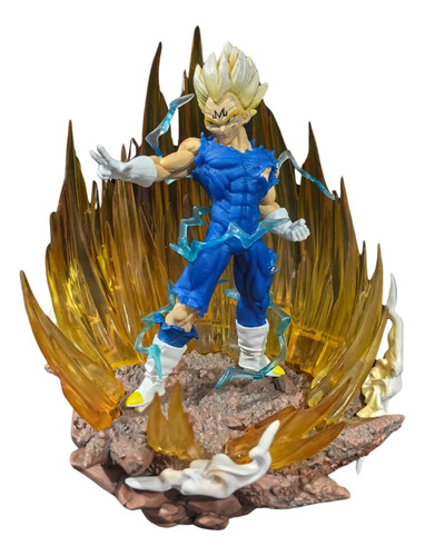 Majin Vegeta Ataque A Majin Boo Figura De Acción Y Colección