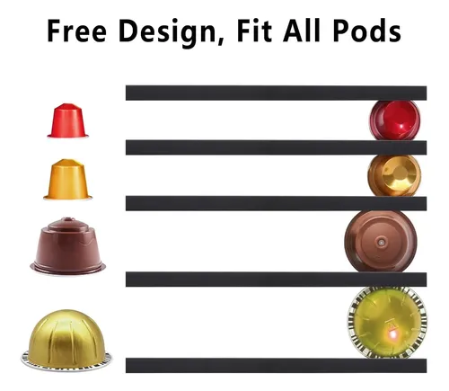 Tecbeauty Pods Polds Para Coffee Pod, K-cup Organizer Coffee