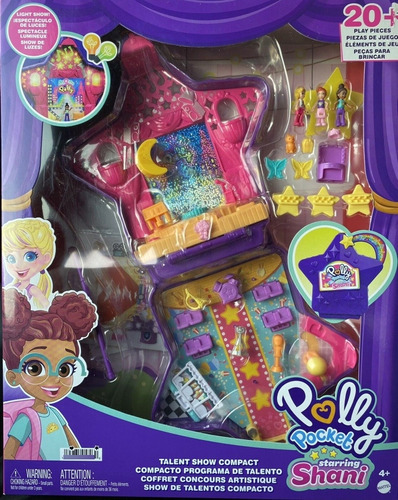 Polly Pocket - Compacto Programa De Talento - 20 Pcs Mattel