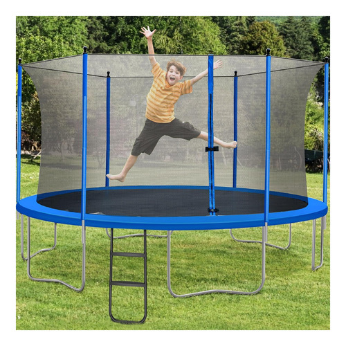 Escalera De Trampolín Jumpfly, 2 Pasos De Trampolín Con De A