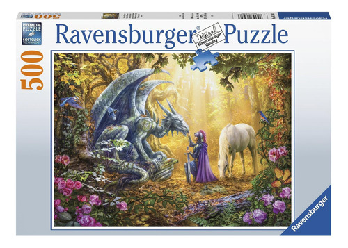 Ravensburger Rompecabezas: Dragones Y Caballeros 500 Piezas