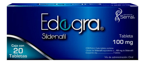 Edegra Sildenafil 100mg 40 Tab Genérico De Viagra
