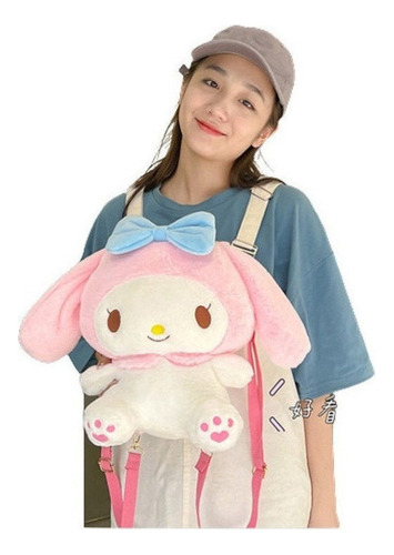 Mochila Mi Melodía Kuromi Bolso De Peluche Cinnamoroll D