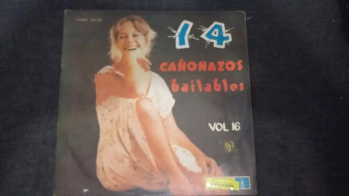 14 Cañonazos Bailables Vol 16 Lp Vinilo Cumbia