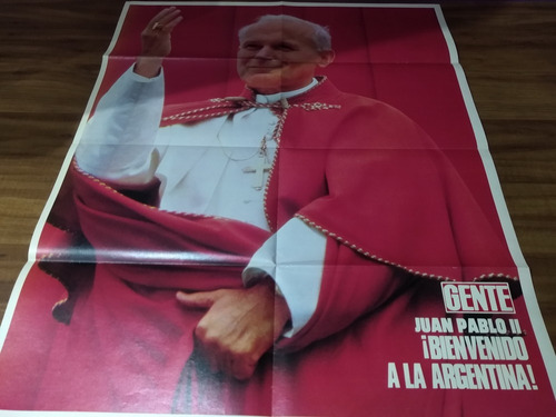 (u038) Poster Papa Juan Pablo Ii * 57 X 46