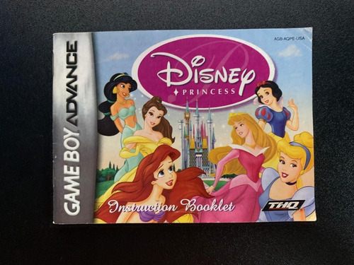 Disney Princess Game Boy Advance Manual (Usado)