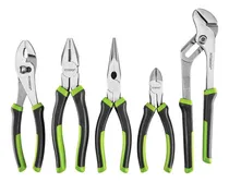 Comprar Juego De Alicates Manuales 5 Piezas Pittsburgh Somos Tienda