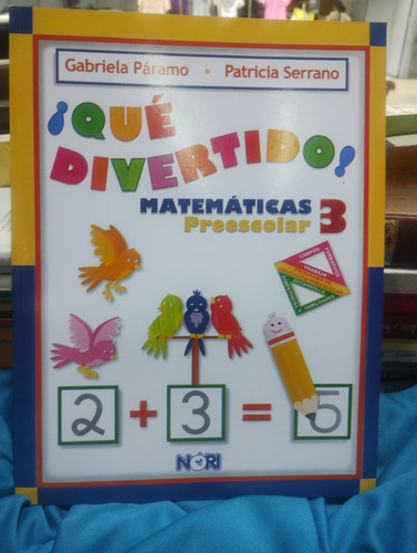 ¡que Divertido Matemáticas Preescolar 3