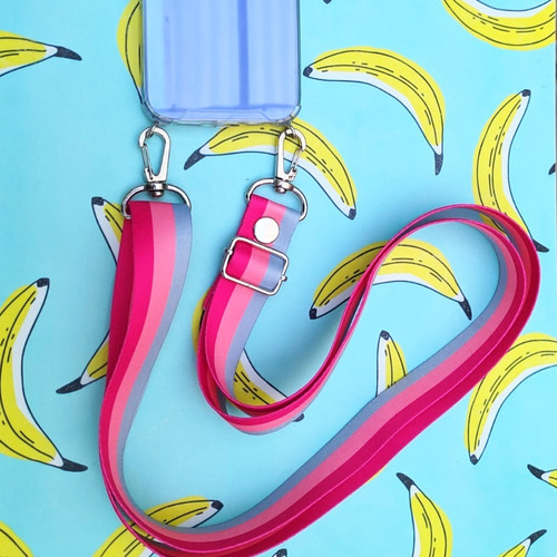 Imagen 2 de 10 de Funda Bandolera Colgante Correa Cuello Para Todos Motorola