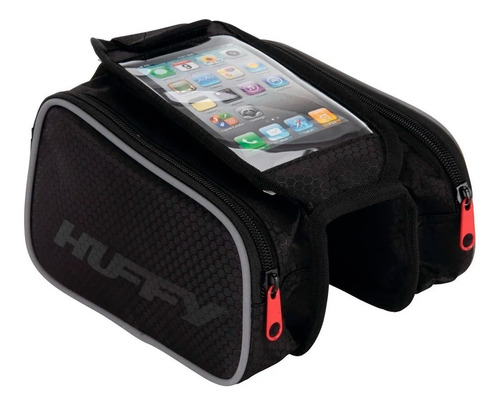 Imagen 2 de 5 de Bolso Alforja P/ Bici Al Stem C/ Porta Celular Huffy