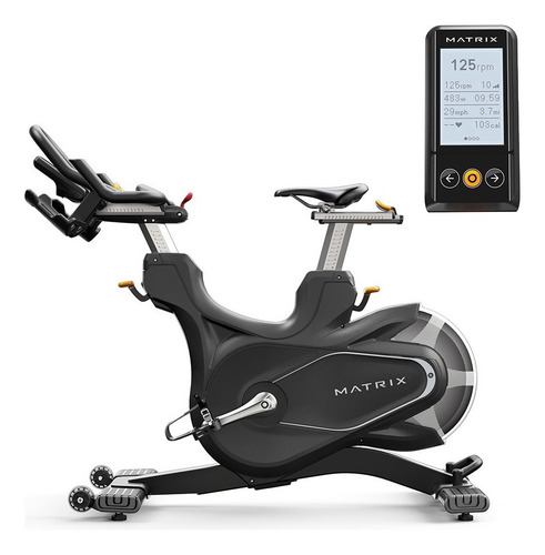 Bicicleta Fija Matrix Profesional Indoor Cycle Cxm Color Silver