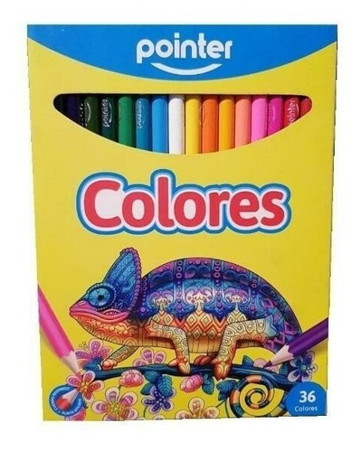 Colores 36 Creyones Marca Pointer Incluye Iva