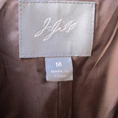 Wet Seal Chamarra Bomber Café Gorro Med Satinada (Usado)