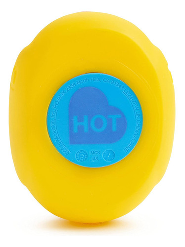 Munchkin White Hot Safety Bath Ducky Toy, Amarillo