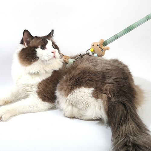 Arnés De Tracción Para Gatos Con Dibujos Animados De Conejos