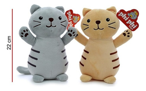 Peluche Gatito Parado 22cm Phi Phi Toys 5441