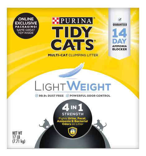 Purina Tidy Cats Lightweight 4-in-1 Strength Arena Aglomera.