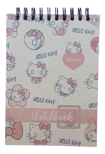 Croquera / Sketchbook Hello Kitty Kawaii