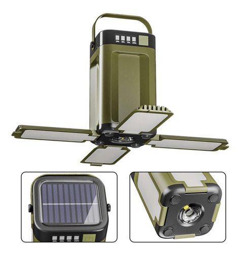 Luces De Campamento Lámparas Led Para Camping 4 Led Extensib