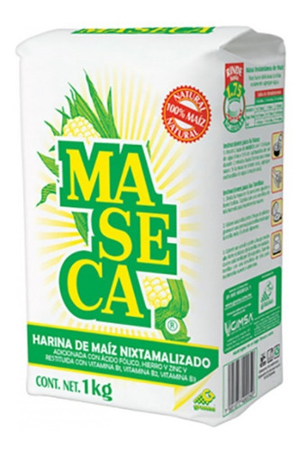 Maseca Harina De Maíz Sin Gluten 1 Kg - Kg a $42900