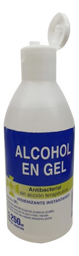 Imagen 3 de 5 de Alcohol En Gel X 250 Ml Merclin Antibacterial Sanitizante Mm