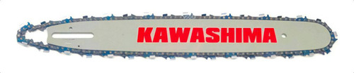 Kit 1 Sabre Motoserra 20 Pol 500 mm +2 Correntes Kawashima