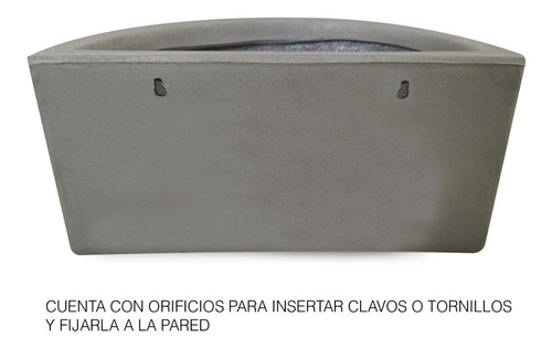 Imagen 3 de 5 de Maceta Minimalista Mediocirculo Mejor Que Fibra De Vidrio139