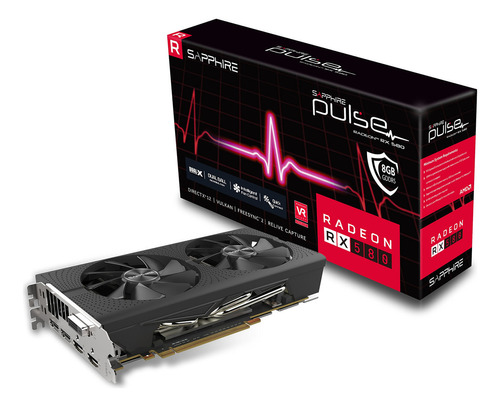 Placa De Video Amd Radeon Rx 580 8gb Sapphire Pulse Edition