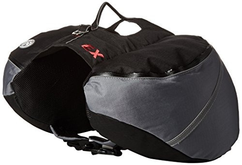 Doggles Mochila Para Perro Extreme Grande Color Gris Y Ne