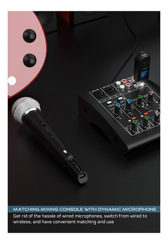 Nuevo Micrófono Inalámbrico Transmisor Y Receptor Xlr Inalám