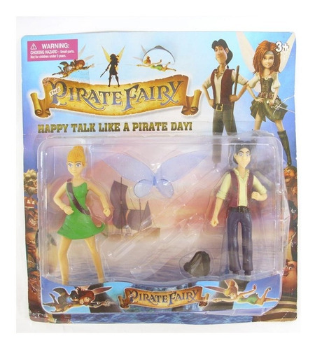 (2) Set  Muñeco / Muñeca Piratas Con Tinkerbell Y Pirata   