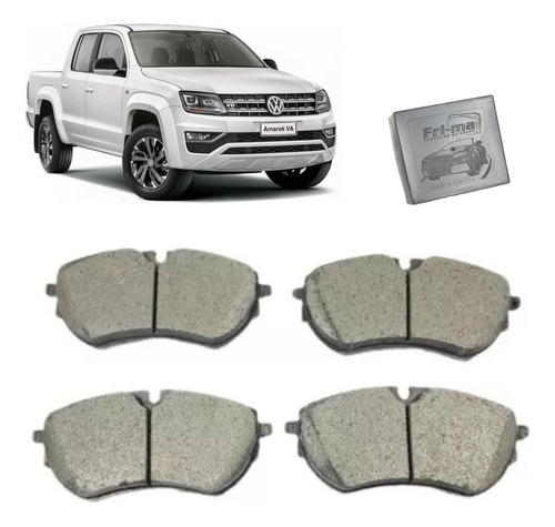 Pastillas Compatibles  Volkswagen Amarok V6 3.0 Tdi Trasera